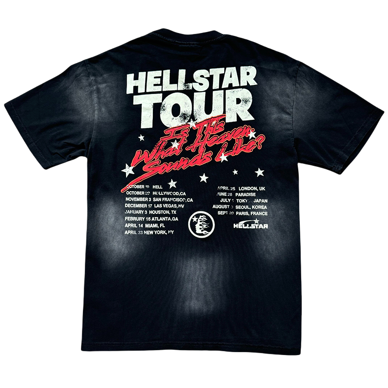 28030658 Flame Letter Print Washed Version Tee & Shorts Set