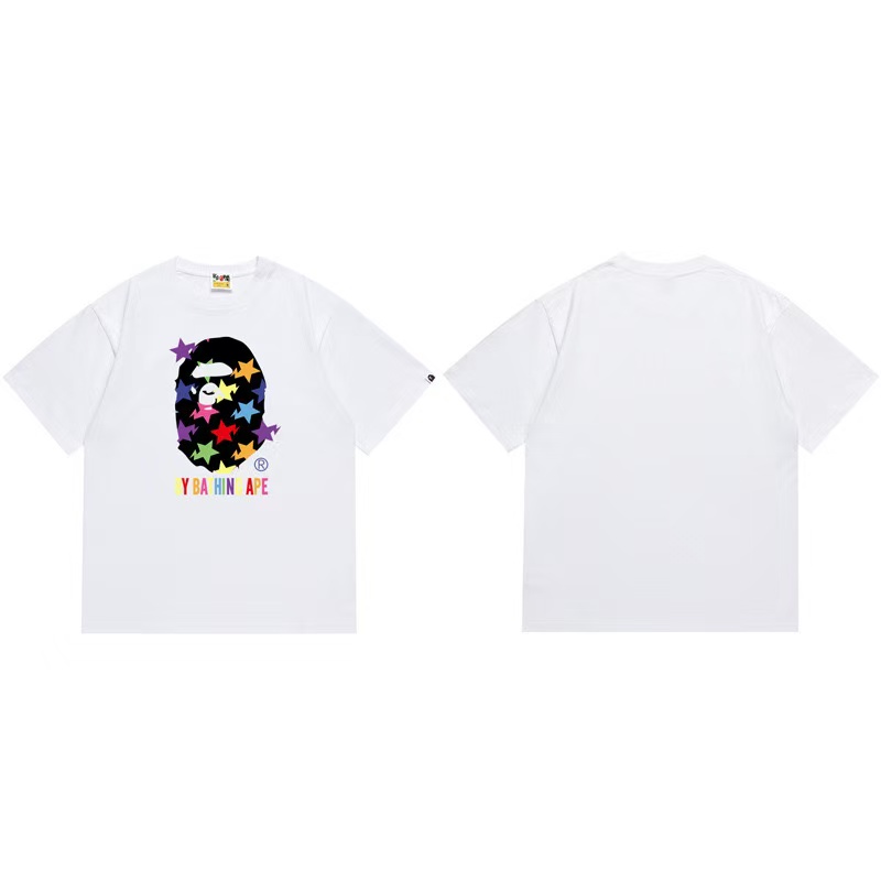 Multicolor Big Ape Head Print Tee 9 colors