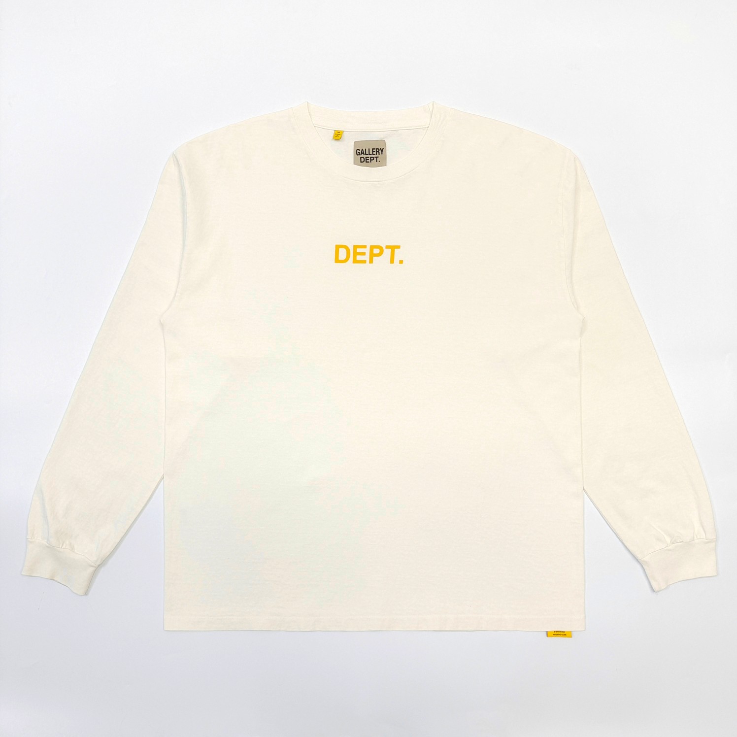 1:1 quality version Classic Four Letter Beige Long Sleeve Tee