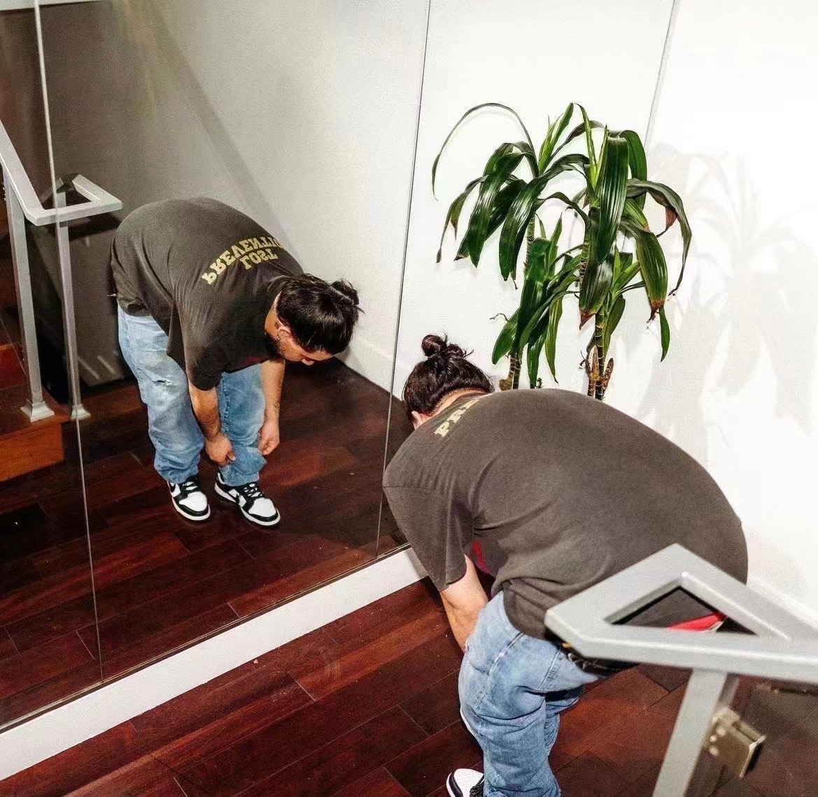 1:1 quality version Swirl Print tee