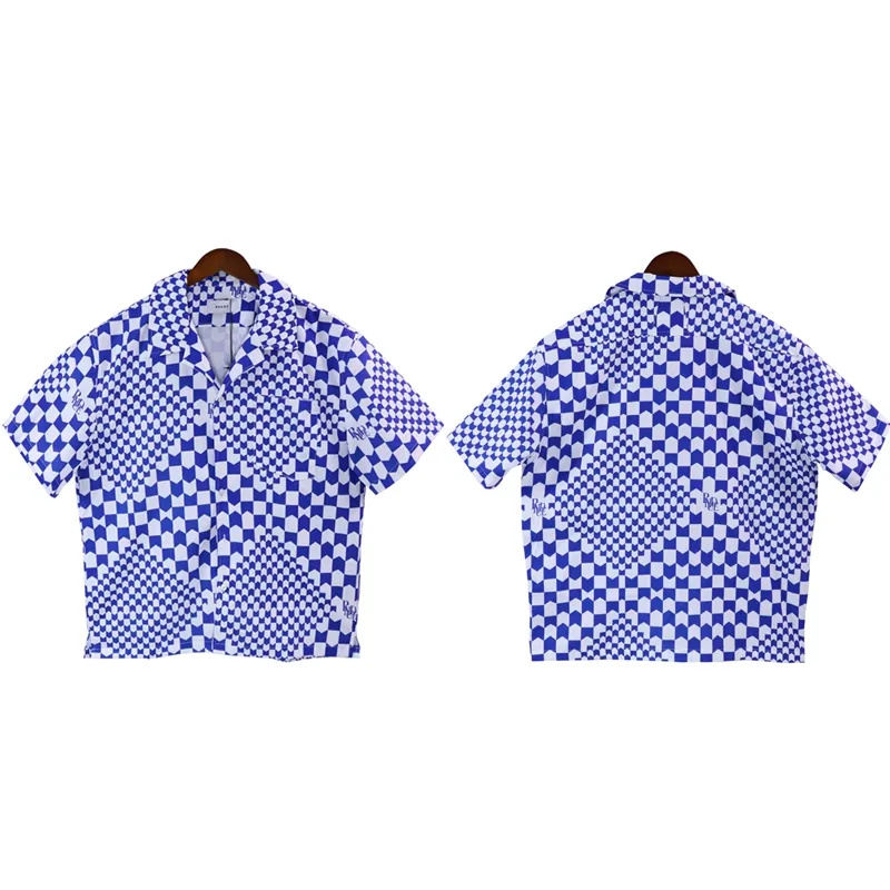 Multi-color checkerboard shirt tee 4 colors