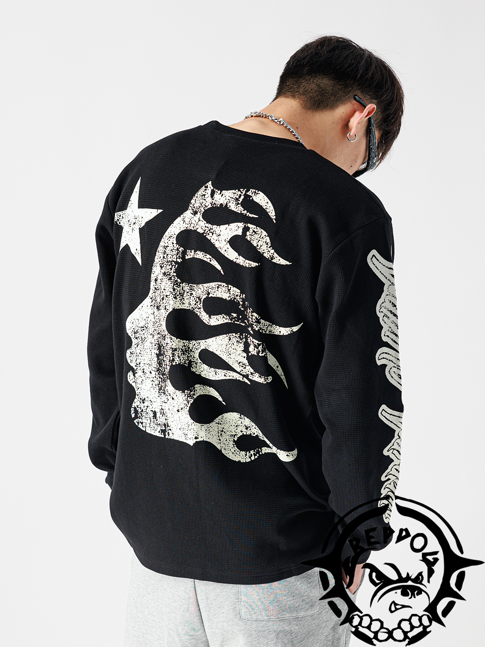Lonely Walker Print Long Sleeve Tee