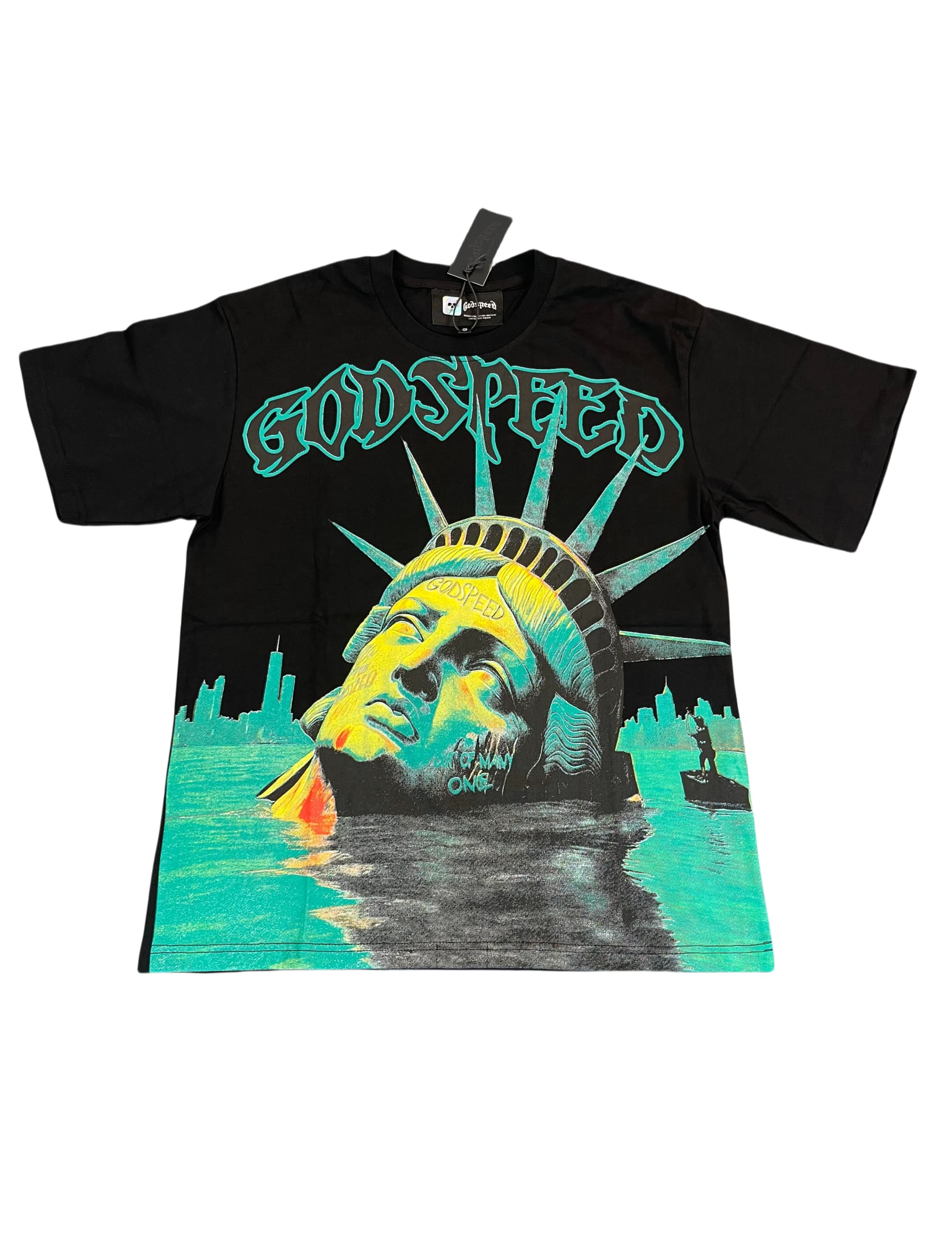 28203957 Drowning Liberty Print Tee 3 colors