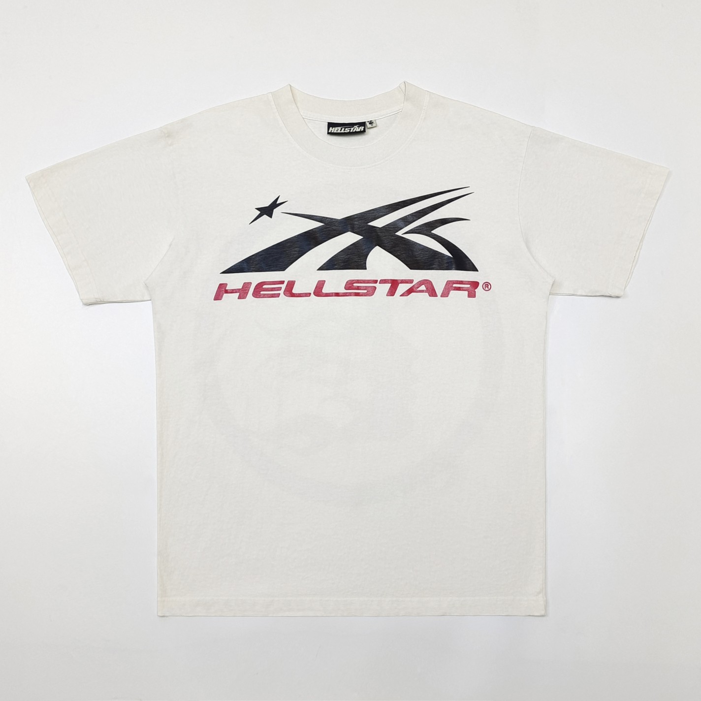 1:1 quality version Black Red Logo Print Tee with NFC tag