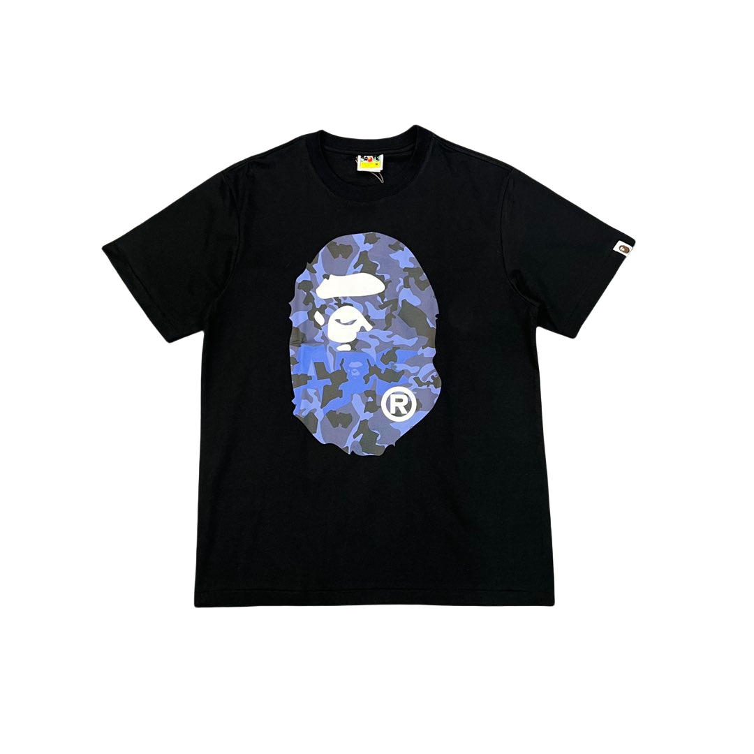 1:1 quality version 28326454 Front and back desert camouflage apes big head print Tee 4 colors