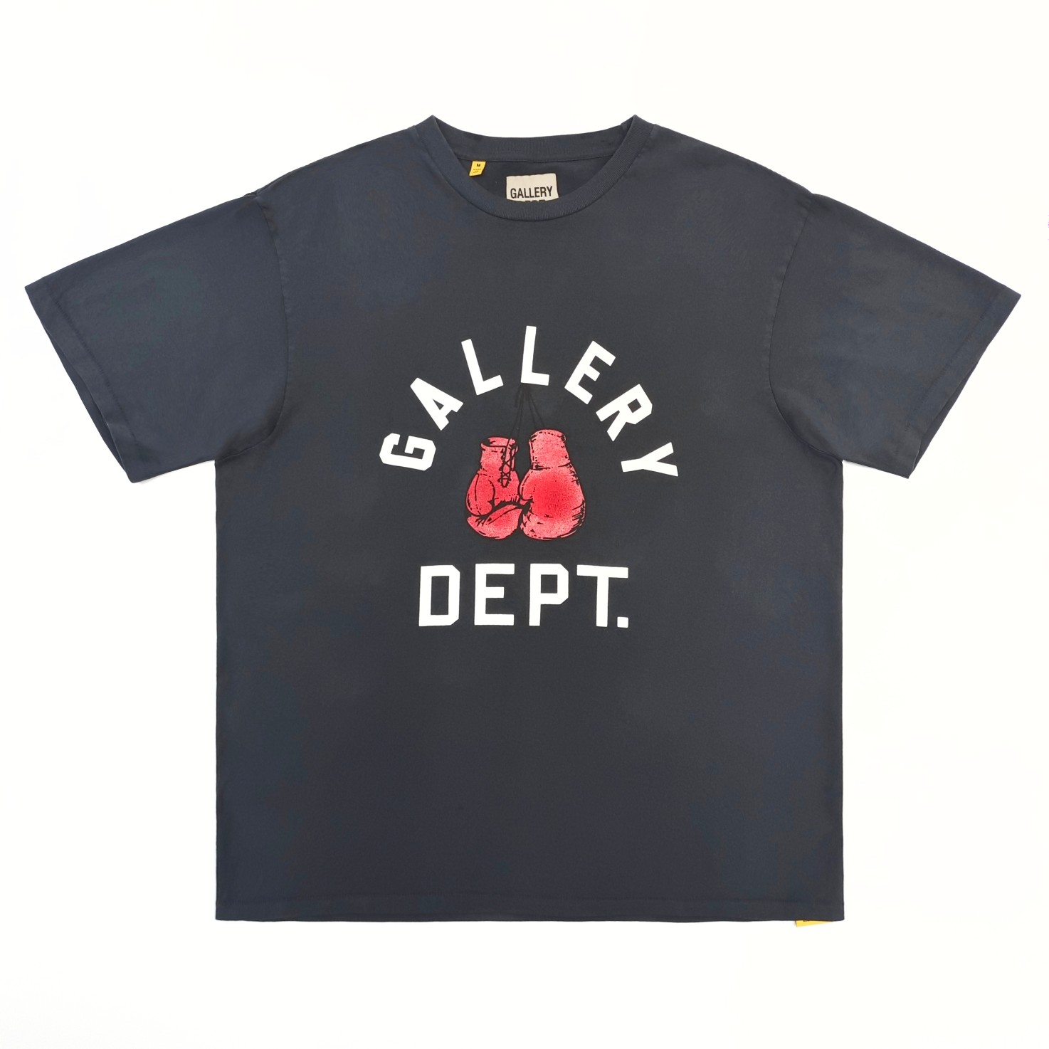 1:1 quality version Red Boxing Gloves Letter Print Tee 3 colors