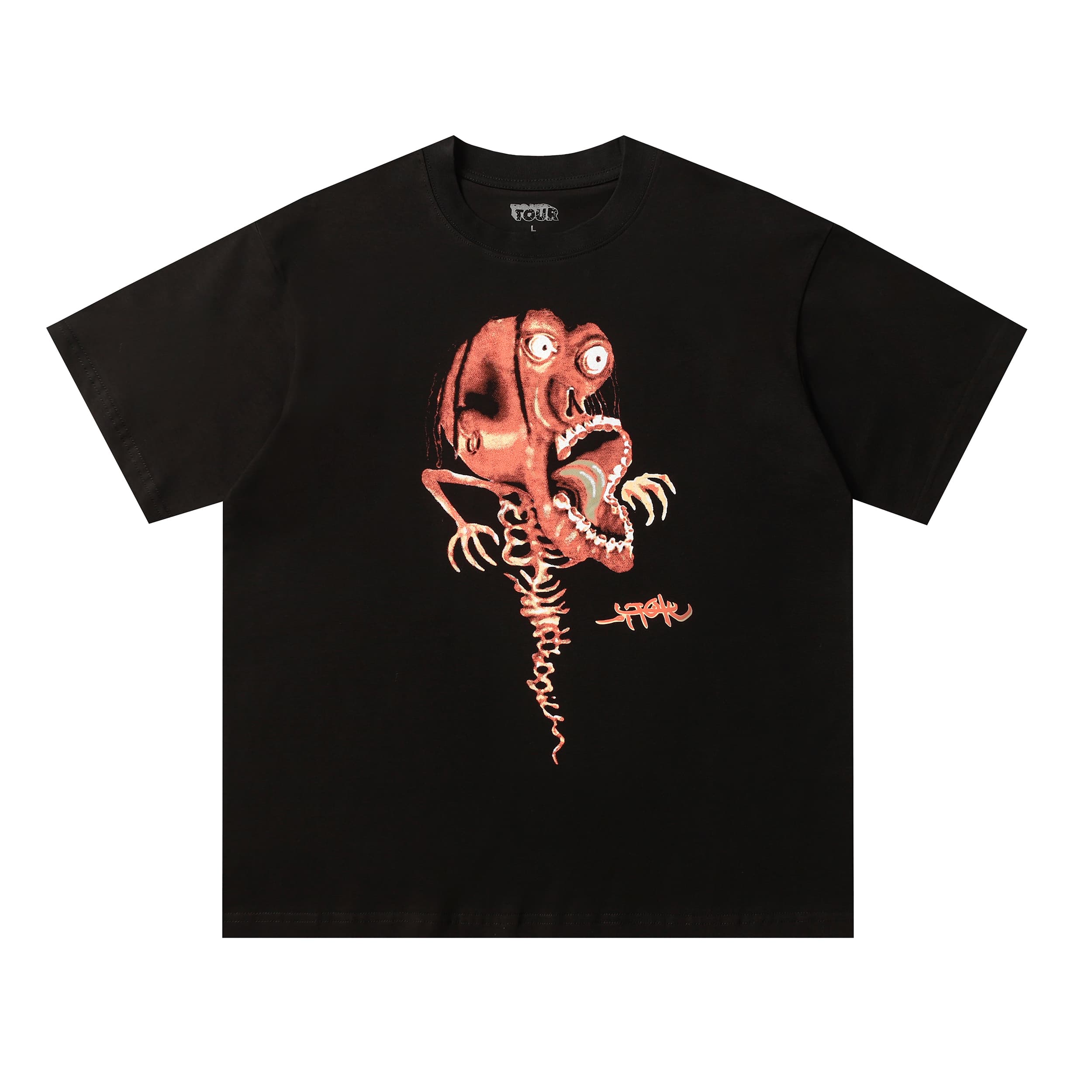 28214284 Eerie skeleton Printed Tee 2 colors