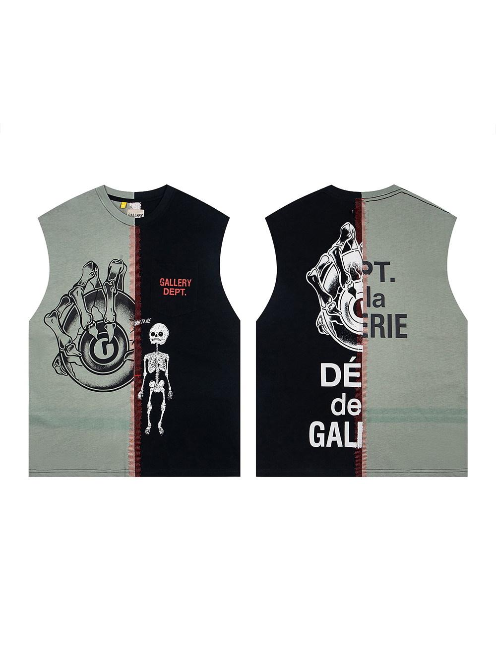 27958379 Double Patchwork Printed Vest