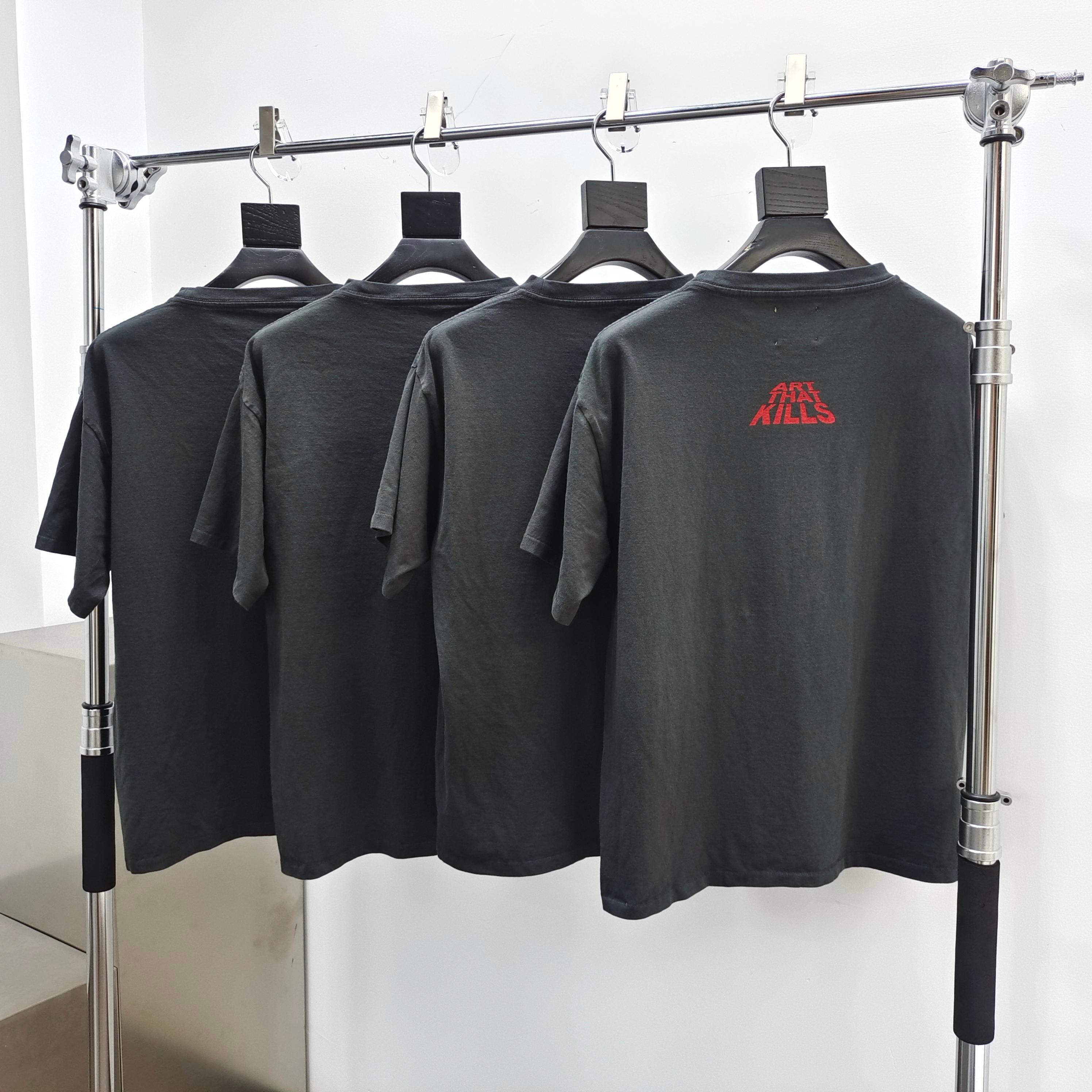 1:1 quality version 28321426 Extrovert Letter Print Washed Version Tee