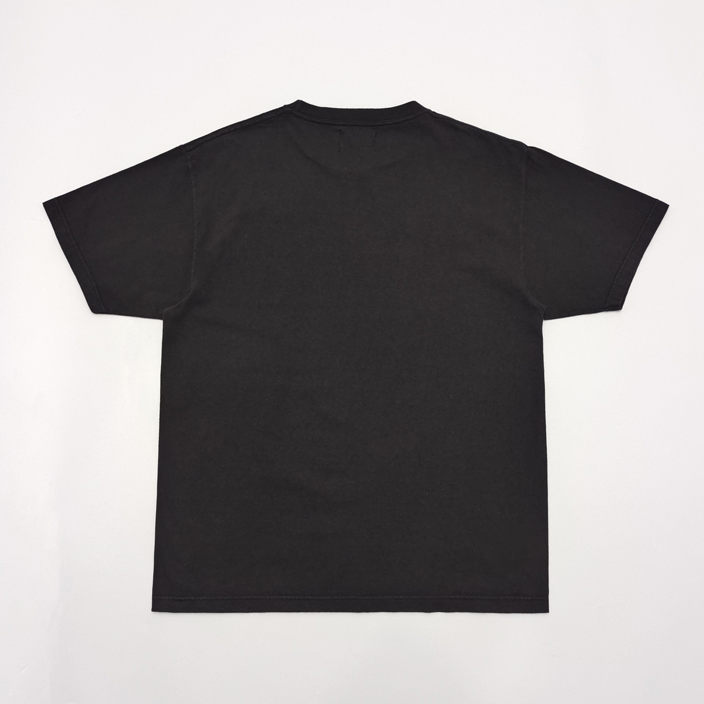 1:1 quality version Multi Row Overlay Stamped Stripe Slogan Tee