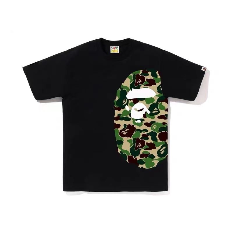 Left Camouflage Printed Big Ape Head Tee 8 colors
