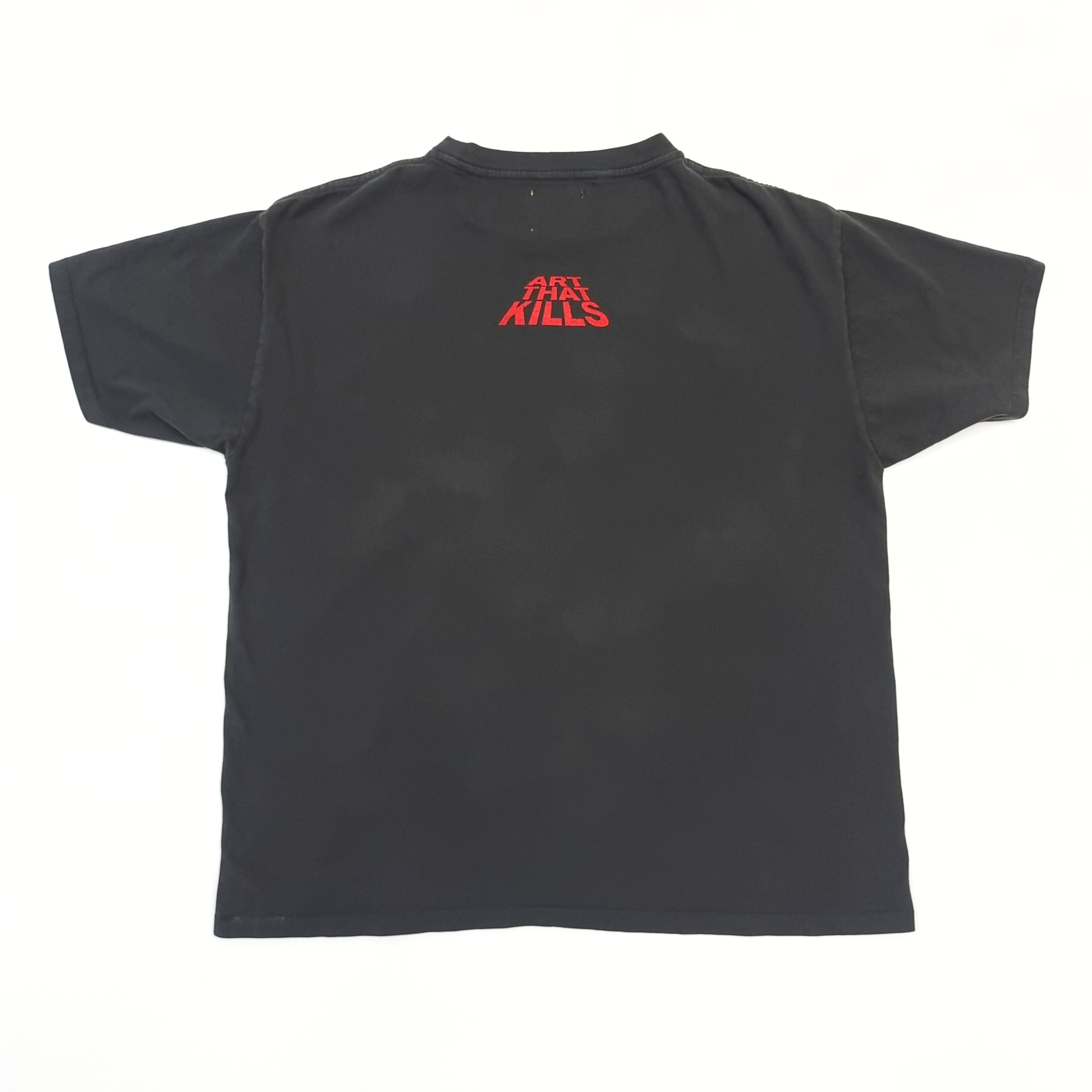 1:1 quality version 28321426 Extrovert Letter Print Washed Version Tee