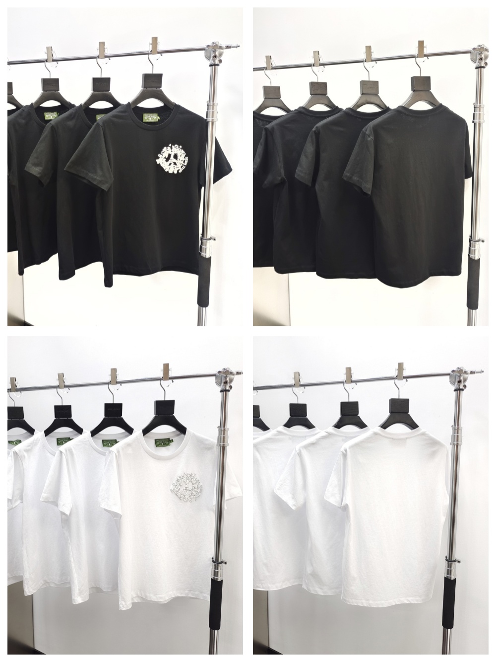 1:1 quality version Mainline Foam Kapok Monogram Print Round Neck tee