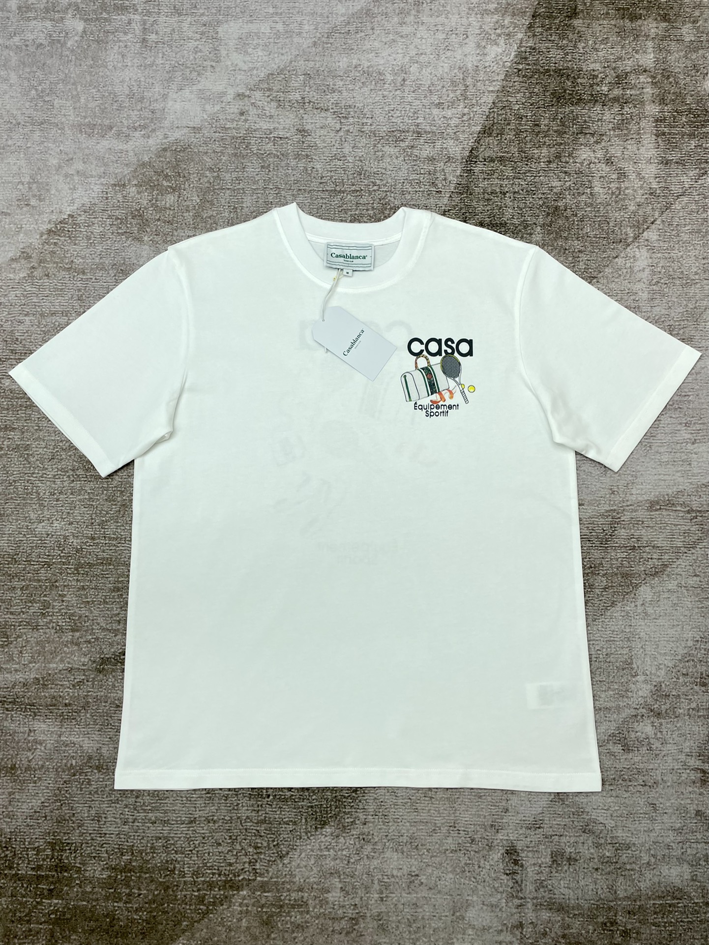 1:1 quality version Baseball Beat Embroidery tee 2 colors