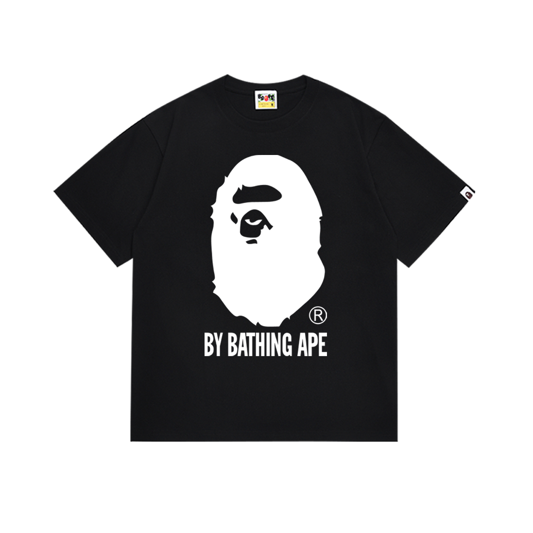 [buy more save more] Black or White Ape Head Print Tee 7 colors