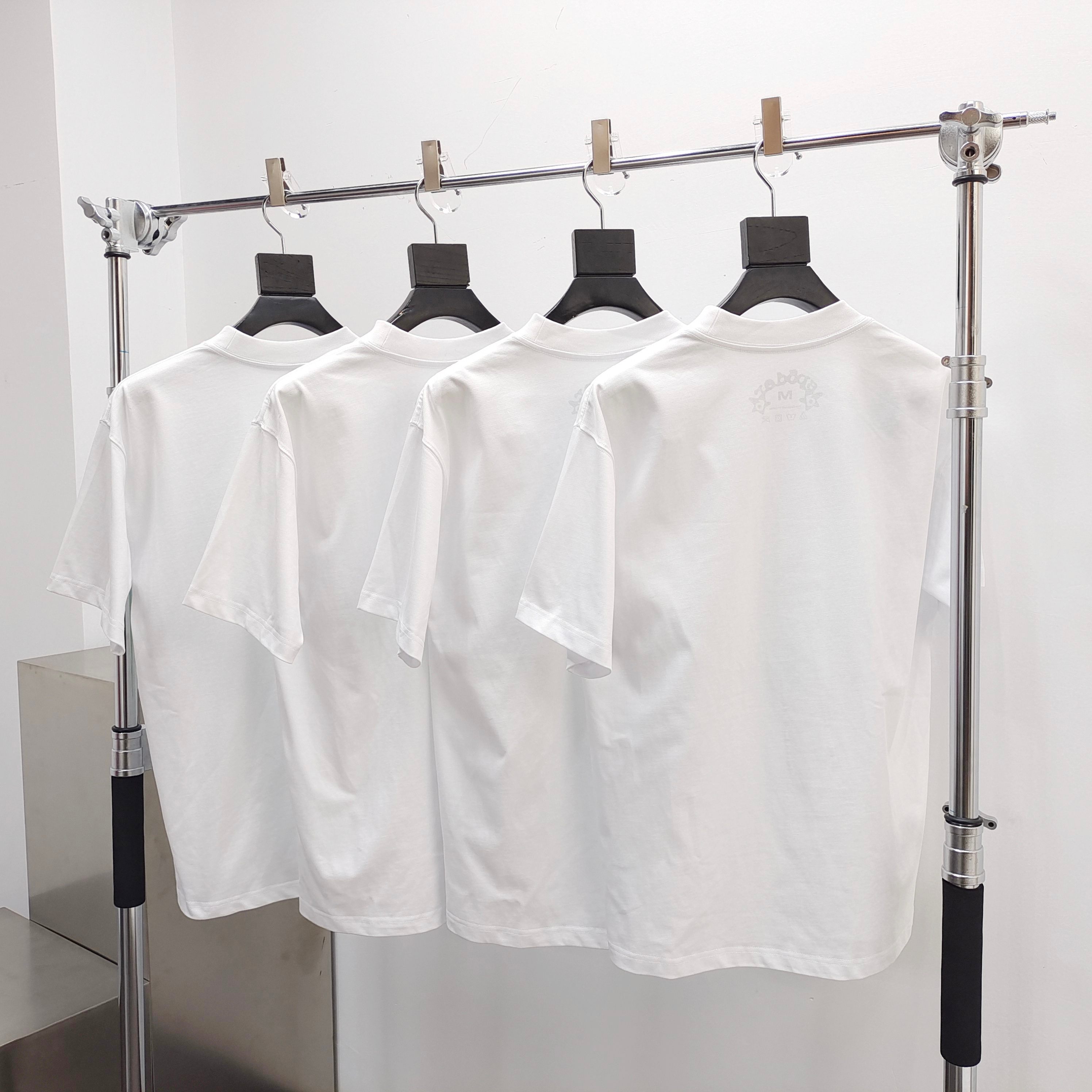 1:1 quality version Pink Letter Green Net Print Tee