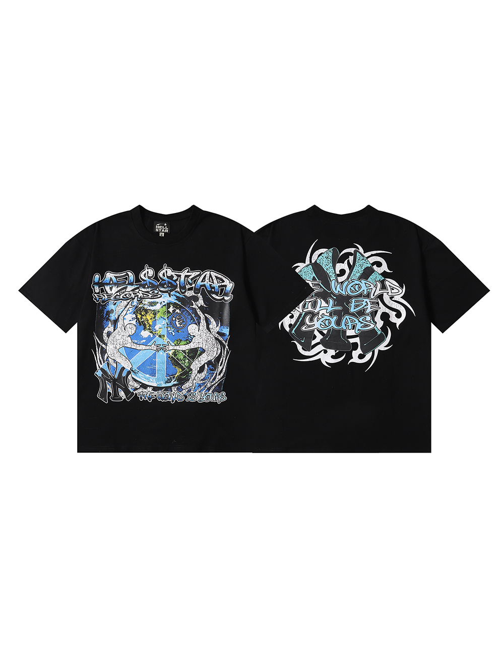 Creative Letter Embrace the Earth Print Tee