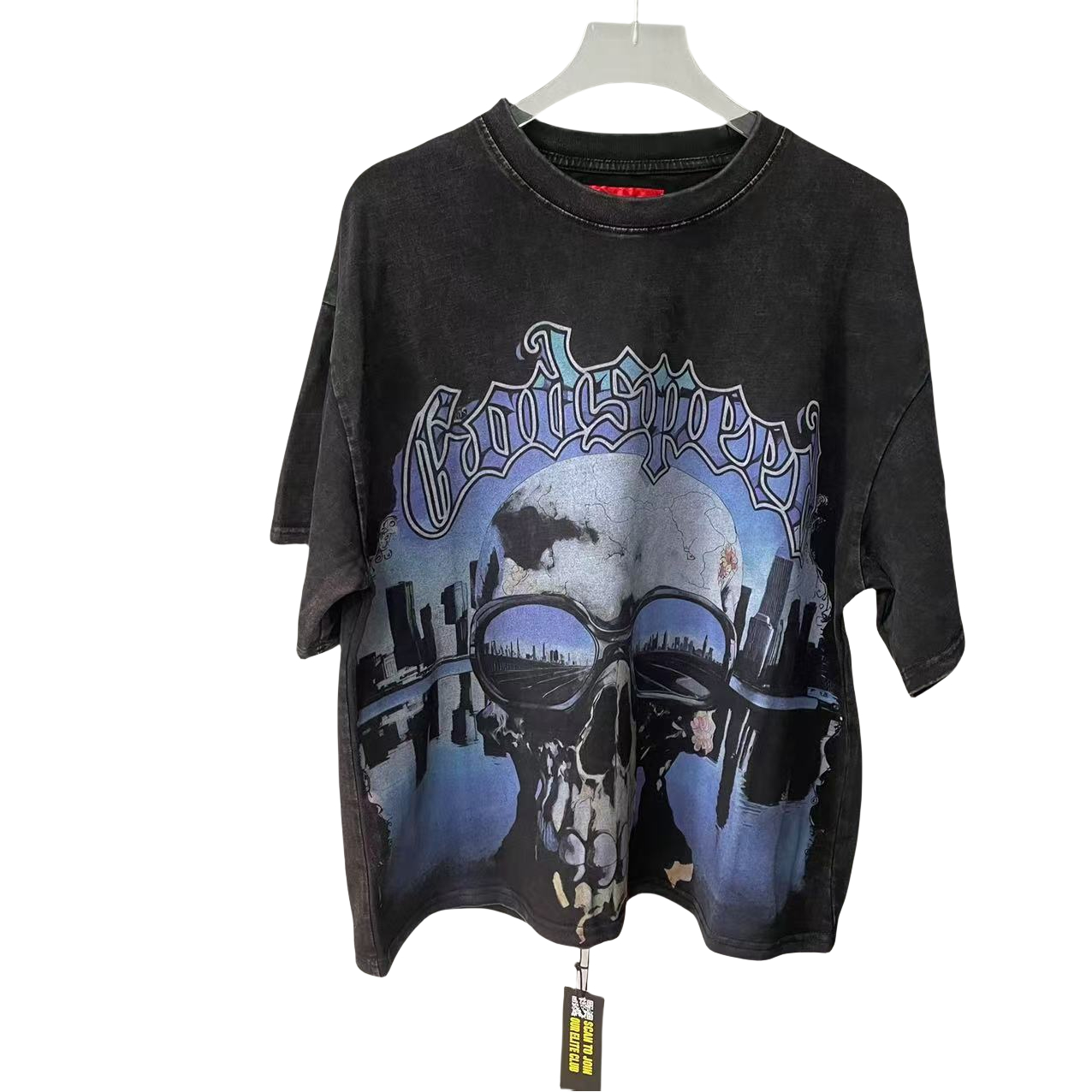 City Reflections Sunglass Skull Print Tee 2 colors