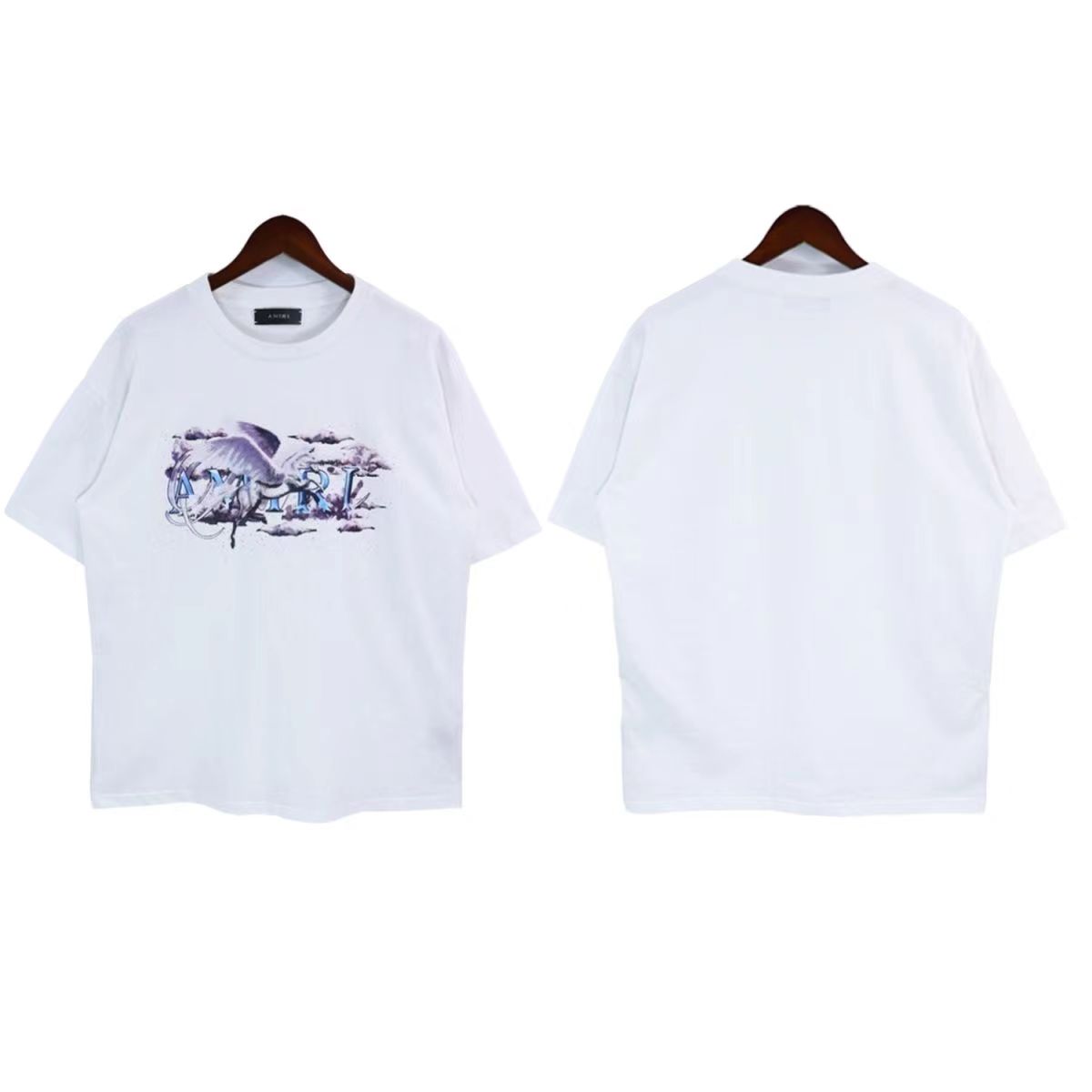 Pegasus Script Logo Print Tee 2 colors
