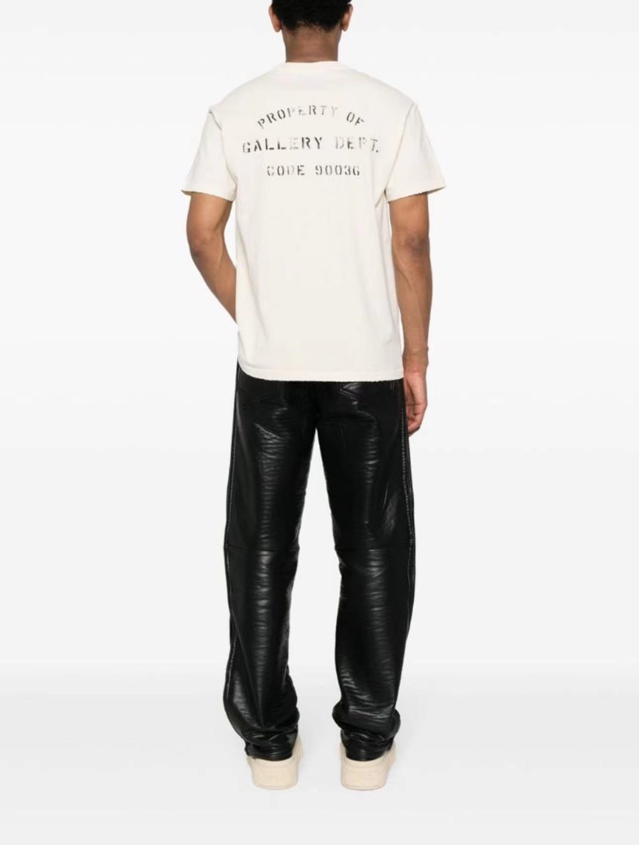 1:1 quality version Pocket Letter Logo Print Tee