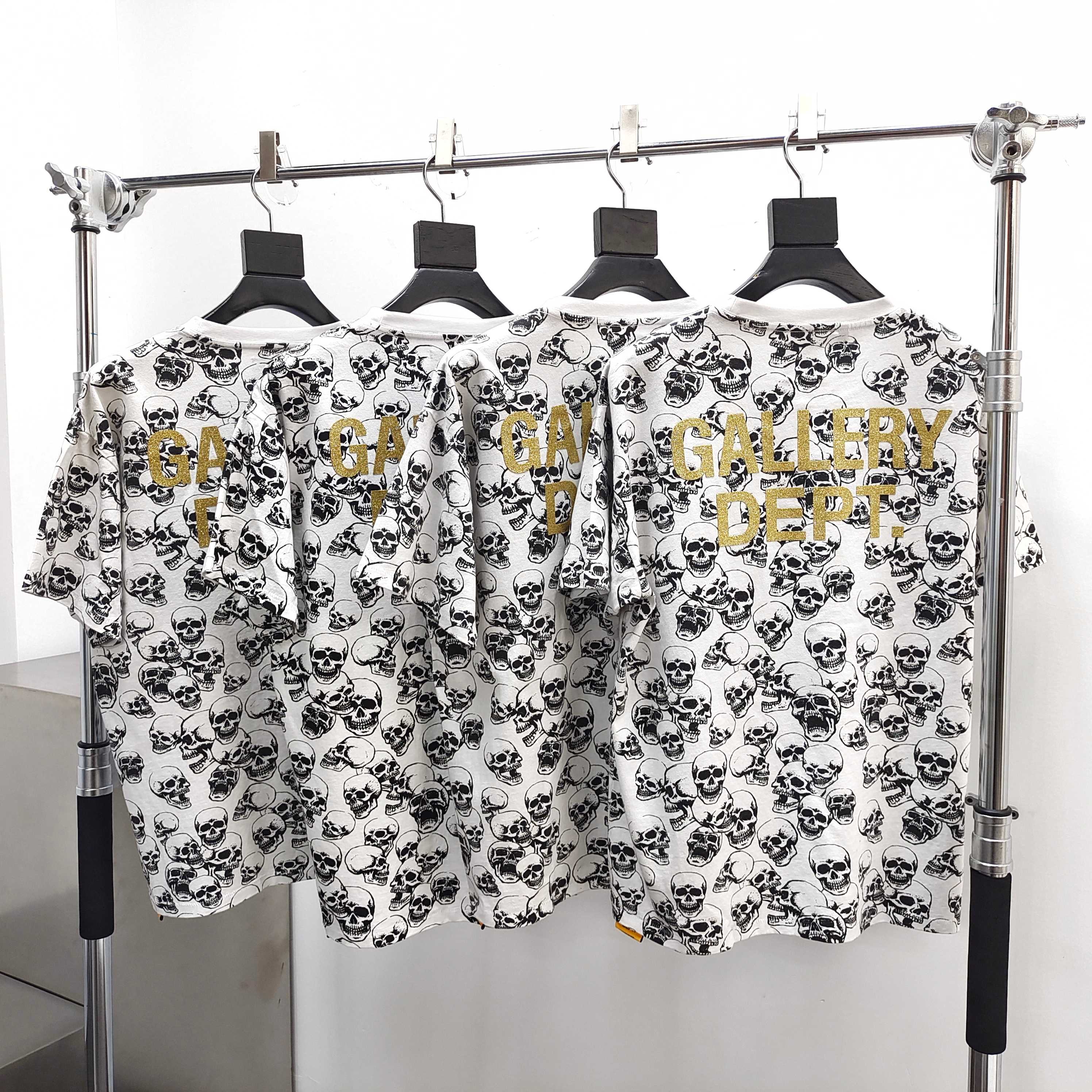 1:1 quality version 28354988 Full-print skull print Tee