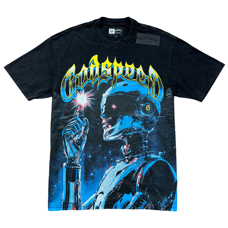 28294911 Robot Rays Printed Washed Version Tee 2 colors