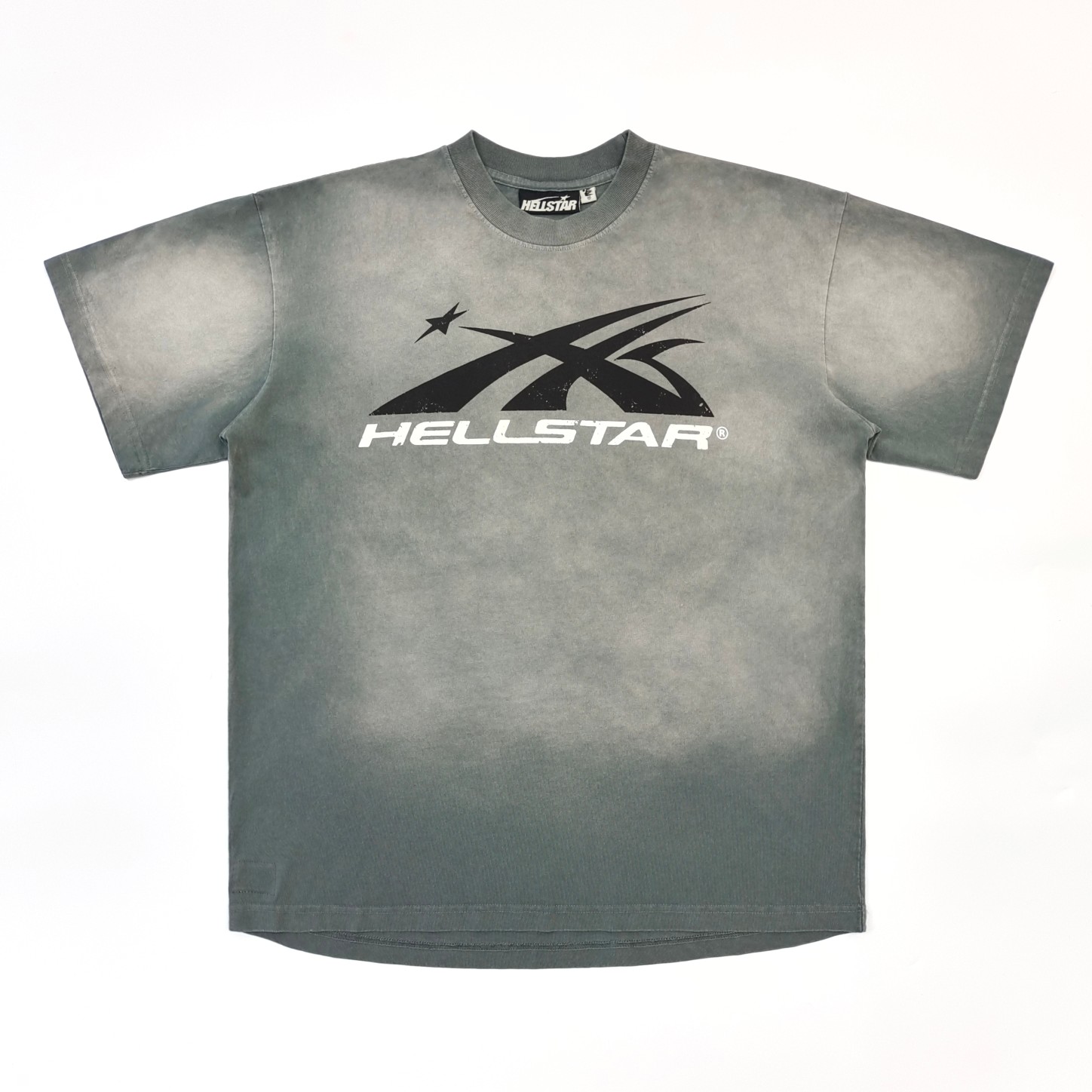 1:1 quality version Mottled Logo Washed Version Tee with NFC tag
