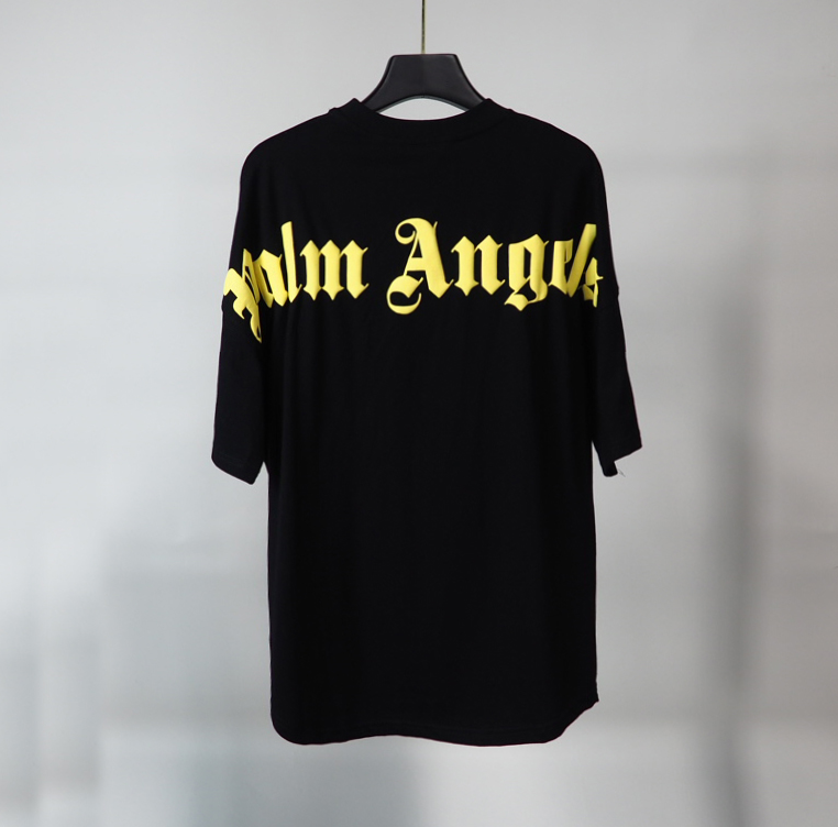 Palm angels foaming printing logo tee