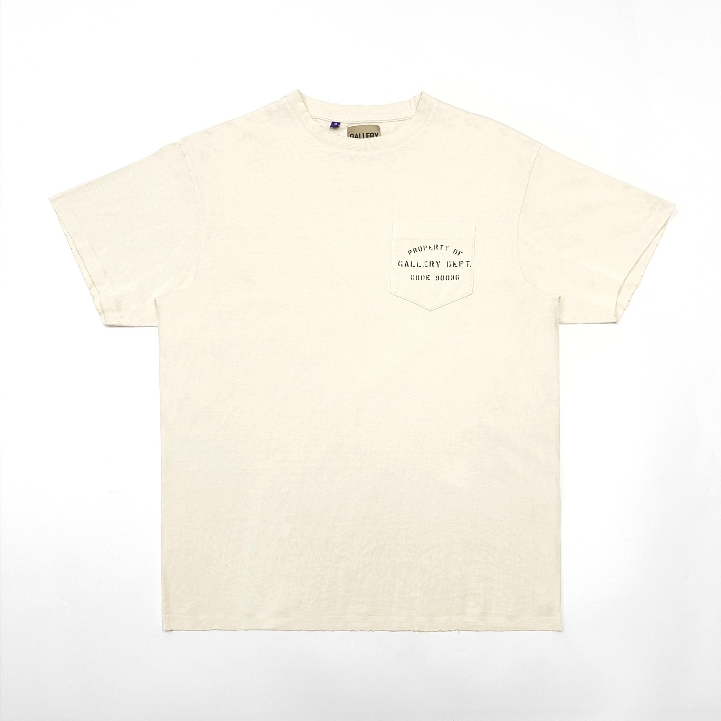 1:1 quality version Pocket Letter Logo Print Tee