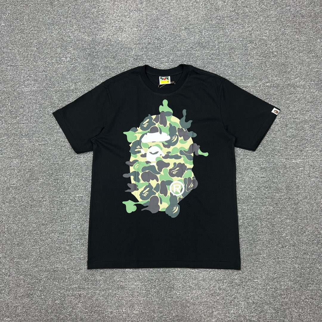 1:1 quality version Reinvented Camouflage Ape Big Head Print Tee 6 colors