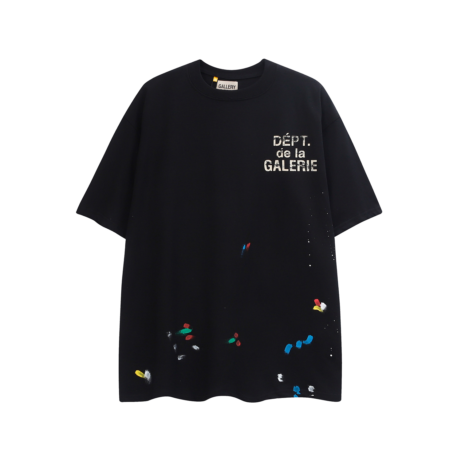 Split small letter graffiti wash tee