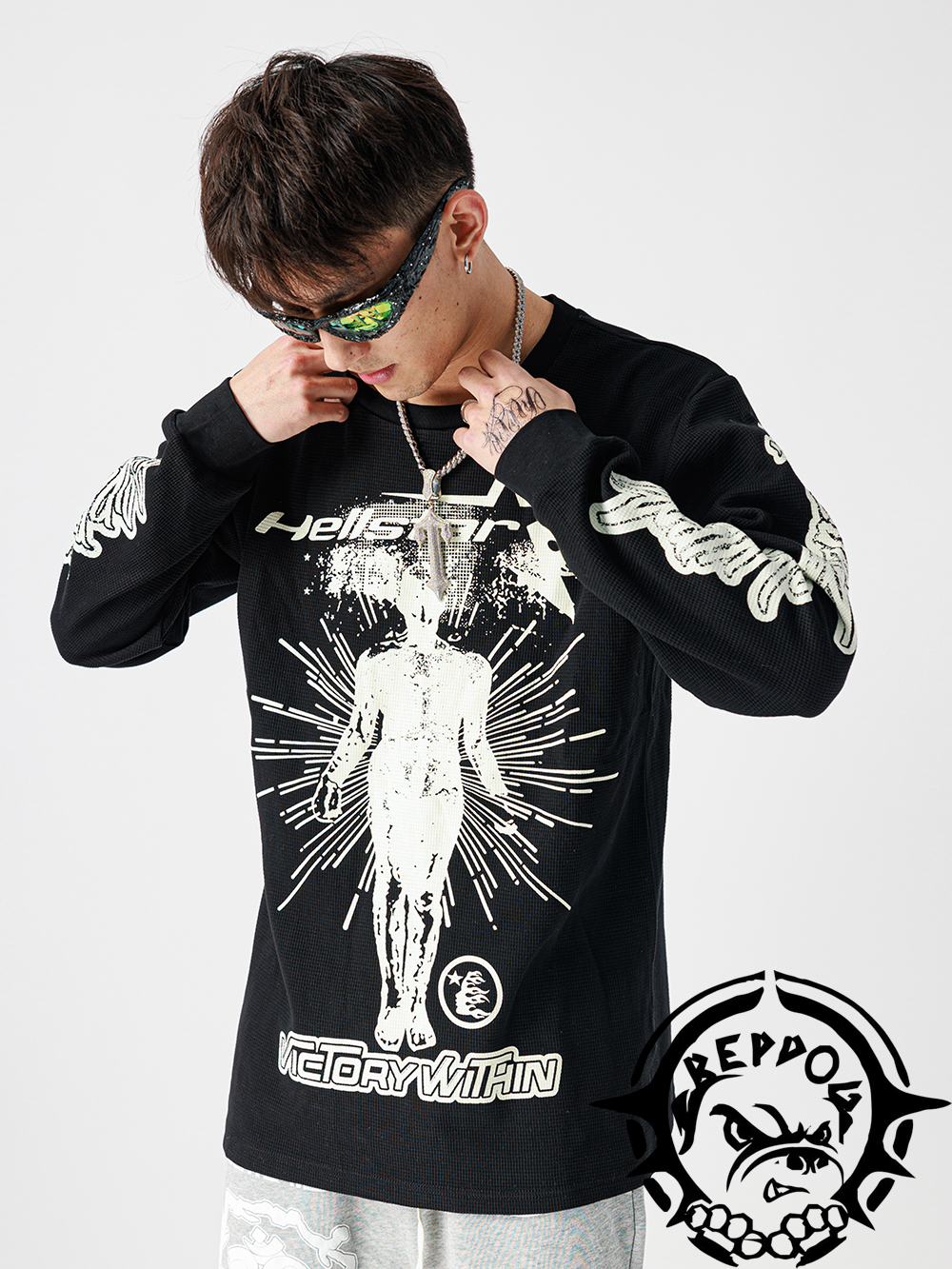 Lonely Walker Print Long Sleeve Tee