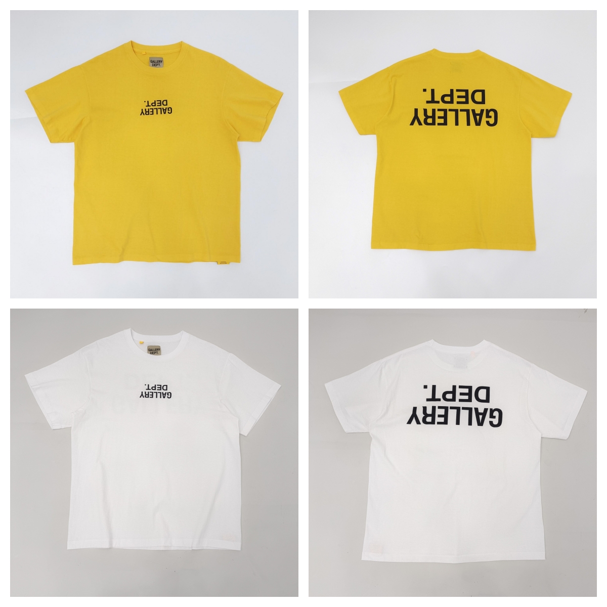 1:1 quality version Reverse Printed Letter Short Sleeve tee 2 colors