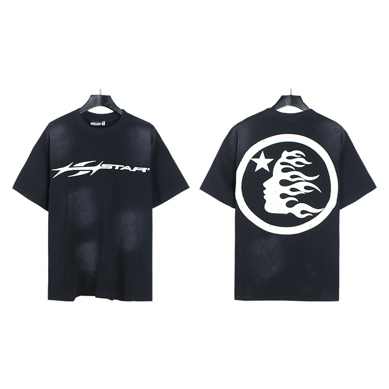 HS Basic Logo Washed Version Tee & Shorts Set
