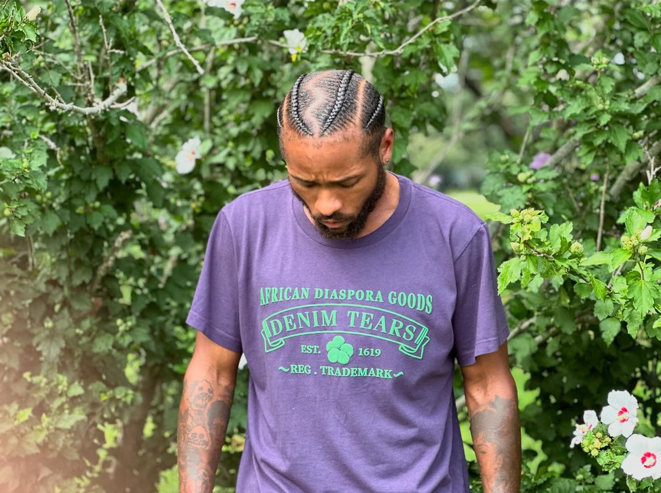 1:1 quality version Green Foam Logo Printed Tee