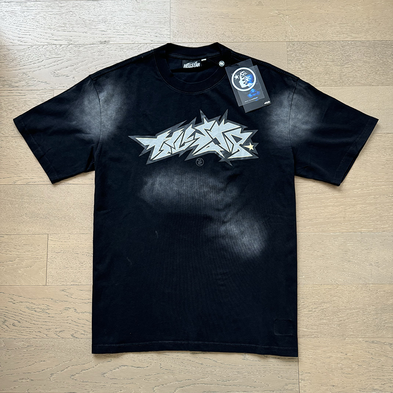 Fun Letter Print Washed Version Tee