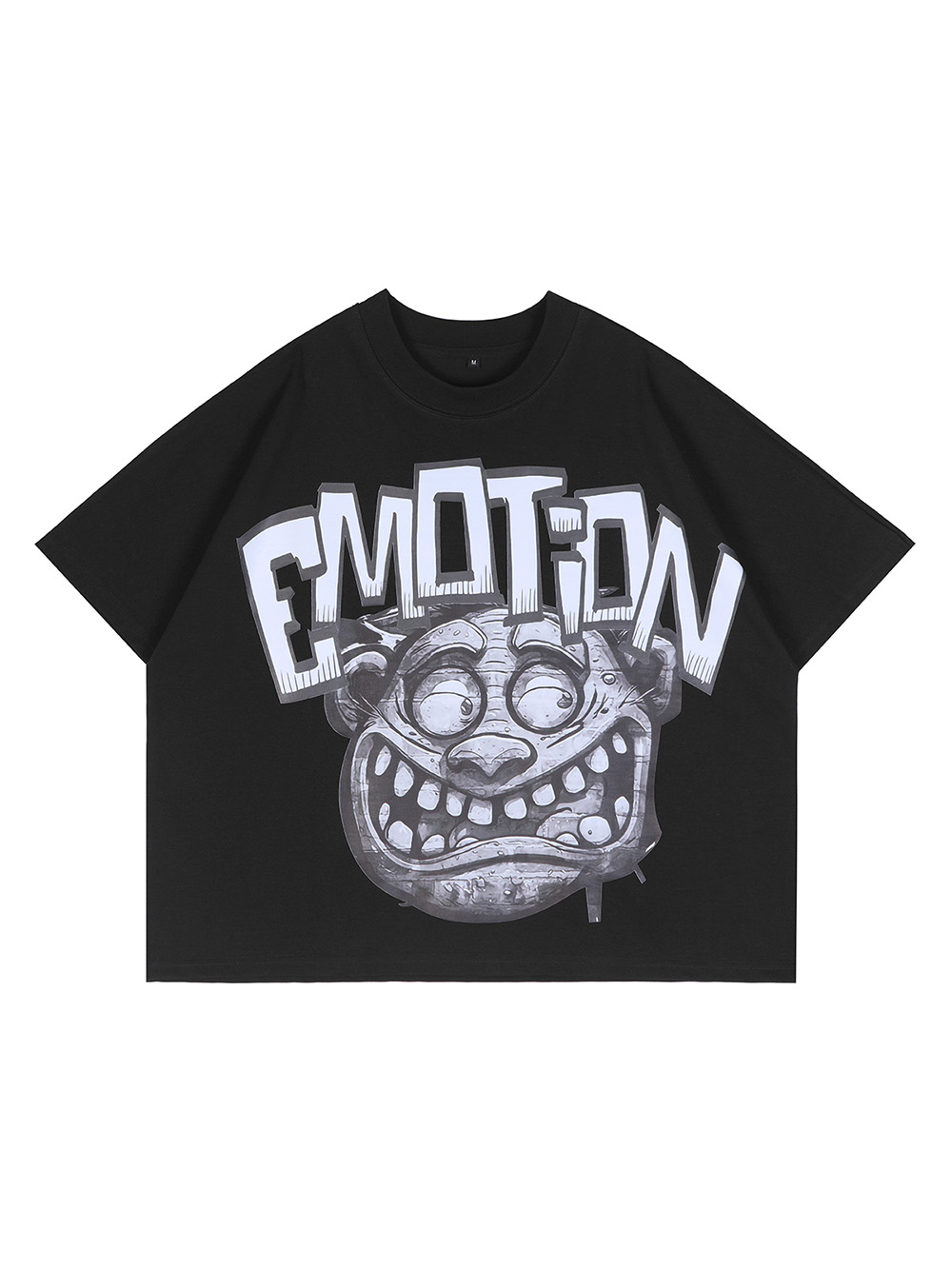 28220003 Cartoon Monster Printed Graphic Tee