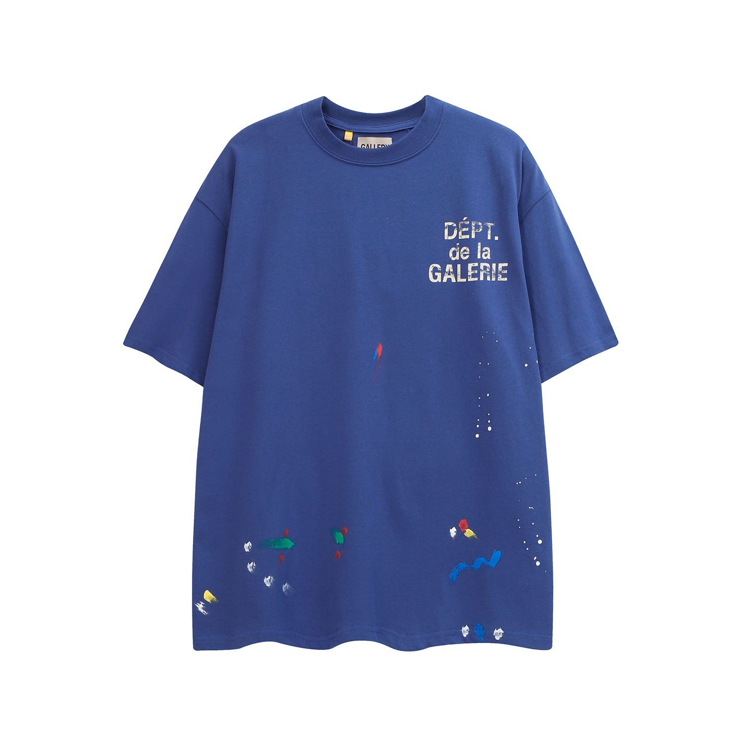 Split small letter graffiti wash tee