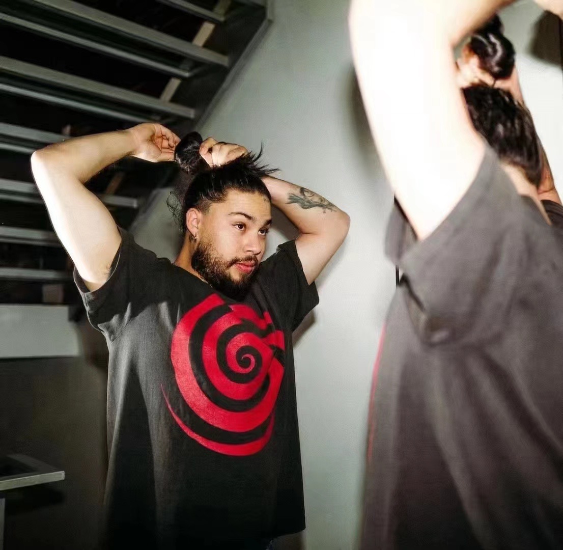 1:1 quality version Swirl Print tee