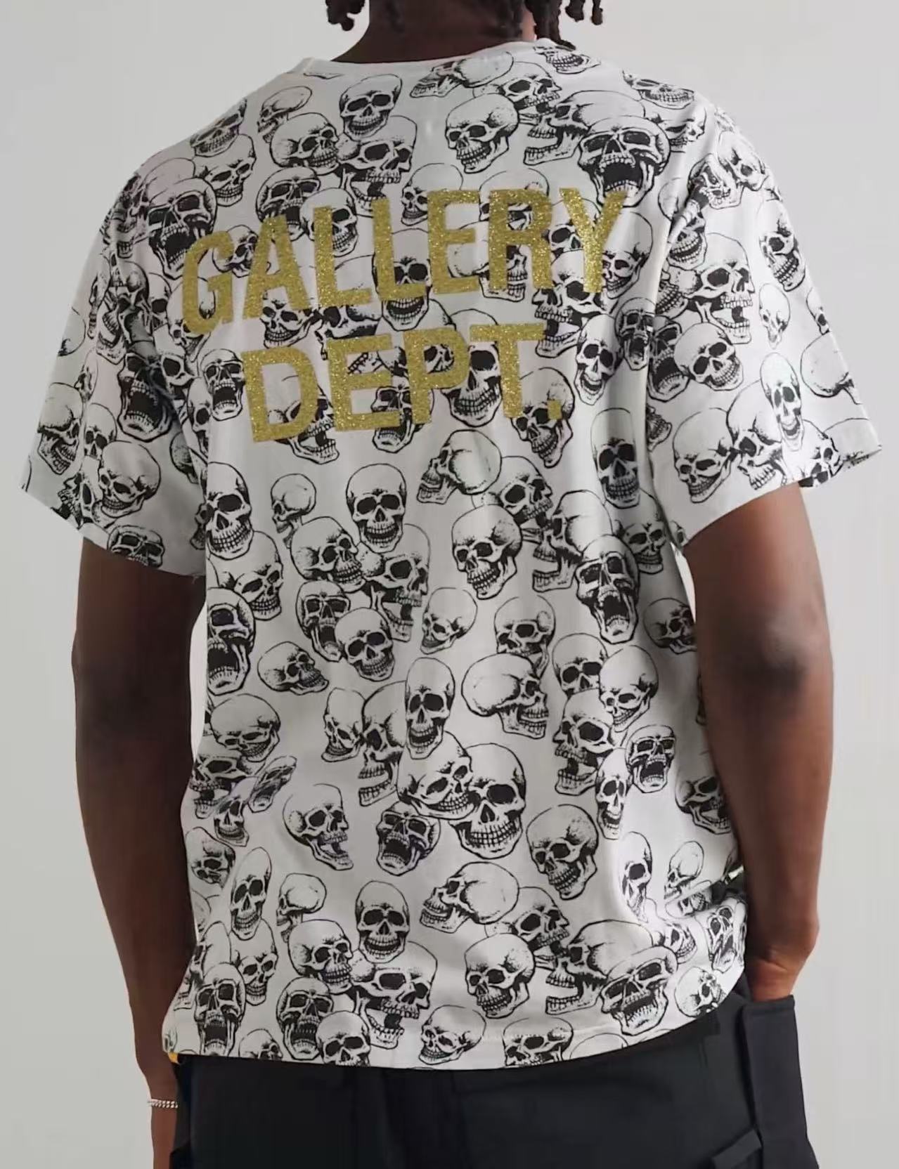 1:1 quality version 28354988 Full-print skull print Tee