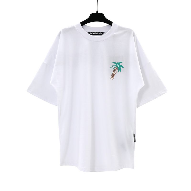 [buy more save more]  Simple Coconut Graffiti Print Short Sleeve Tee 2 colors