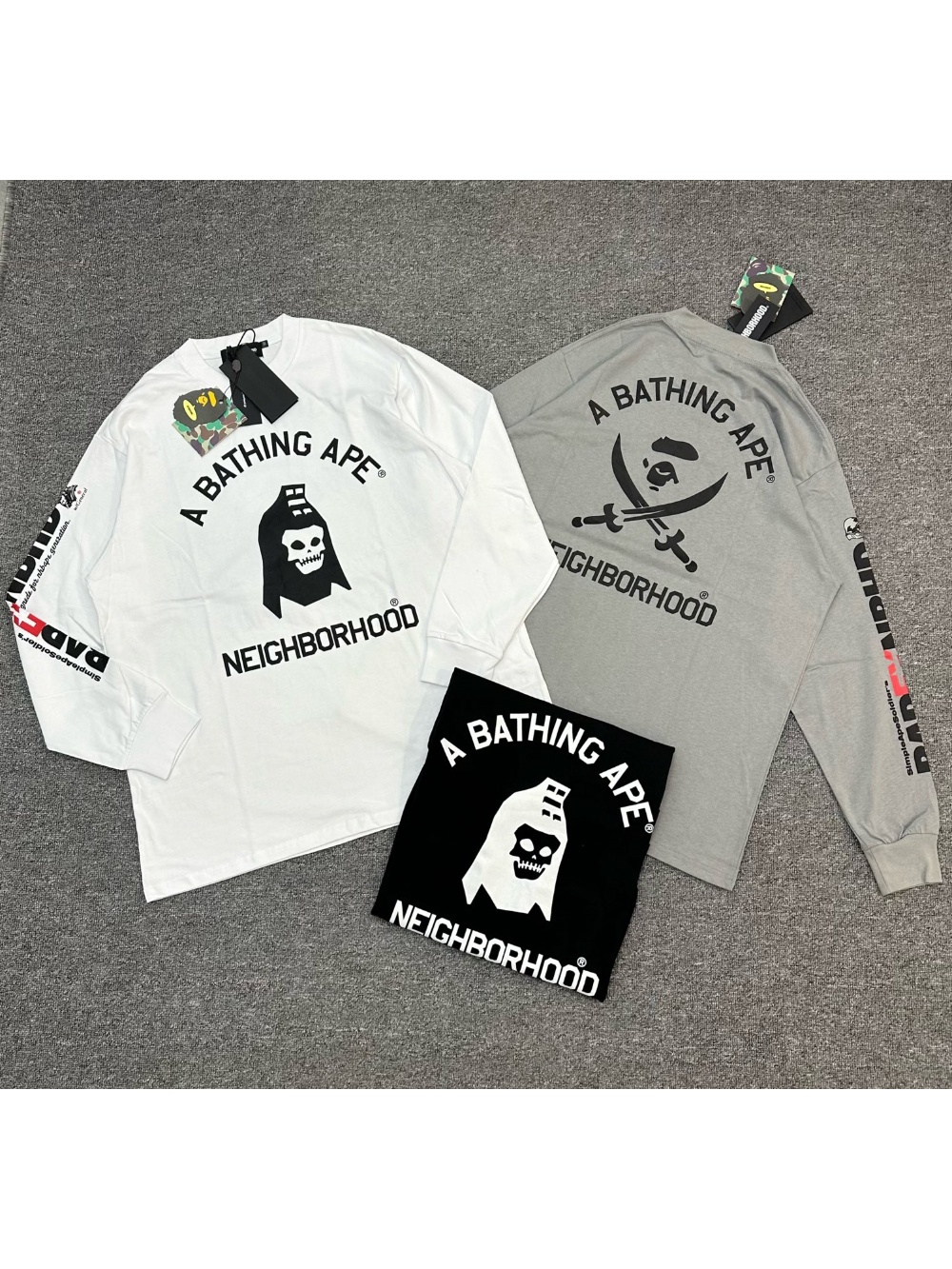 1:1 quality version 28412153 Pirate skull Printed Tee 3 colors