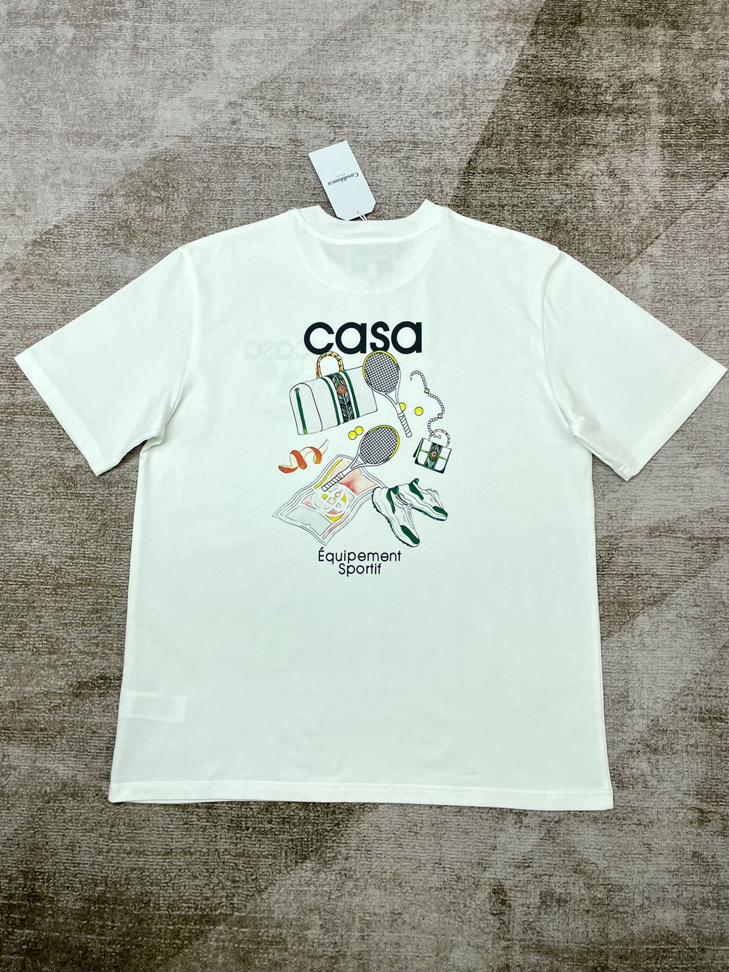 1:1 quality version Baseball Beat Embroidery tee 2 colors