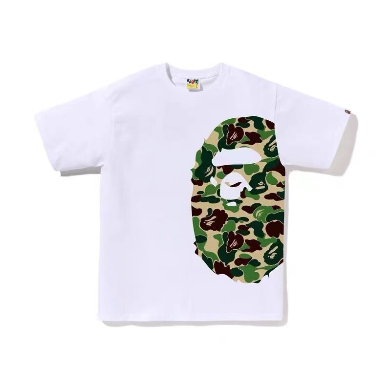 Left Camouflage Printed Big Ape Head Tee 8 colors
