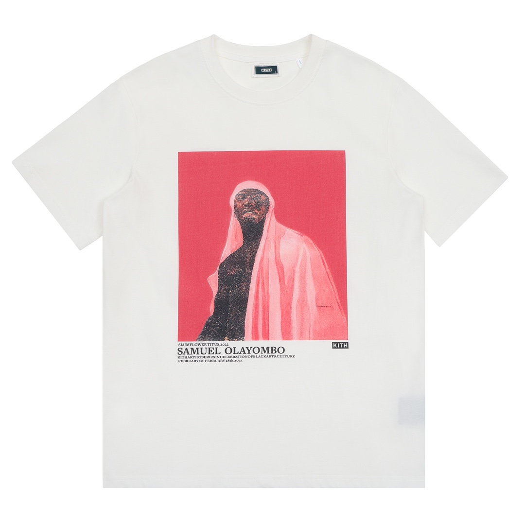 Pink men on front Print T-shirt