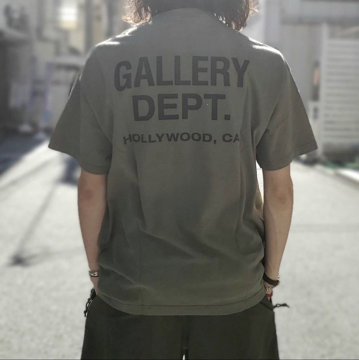 1:1 quality version Basic Washed Printed tee