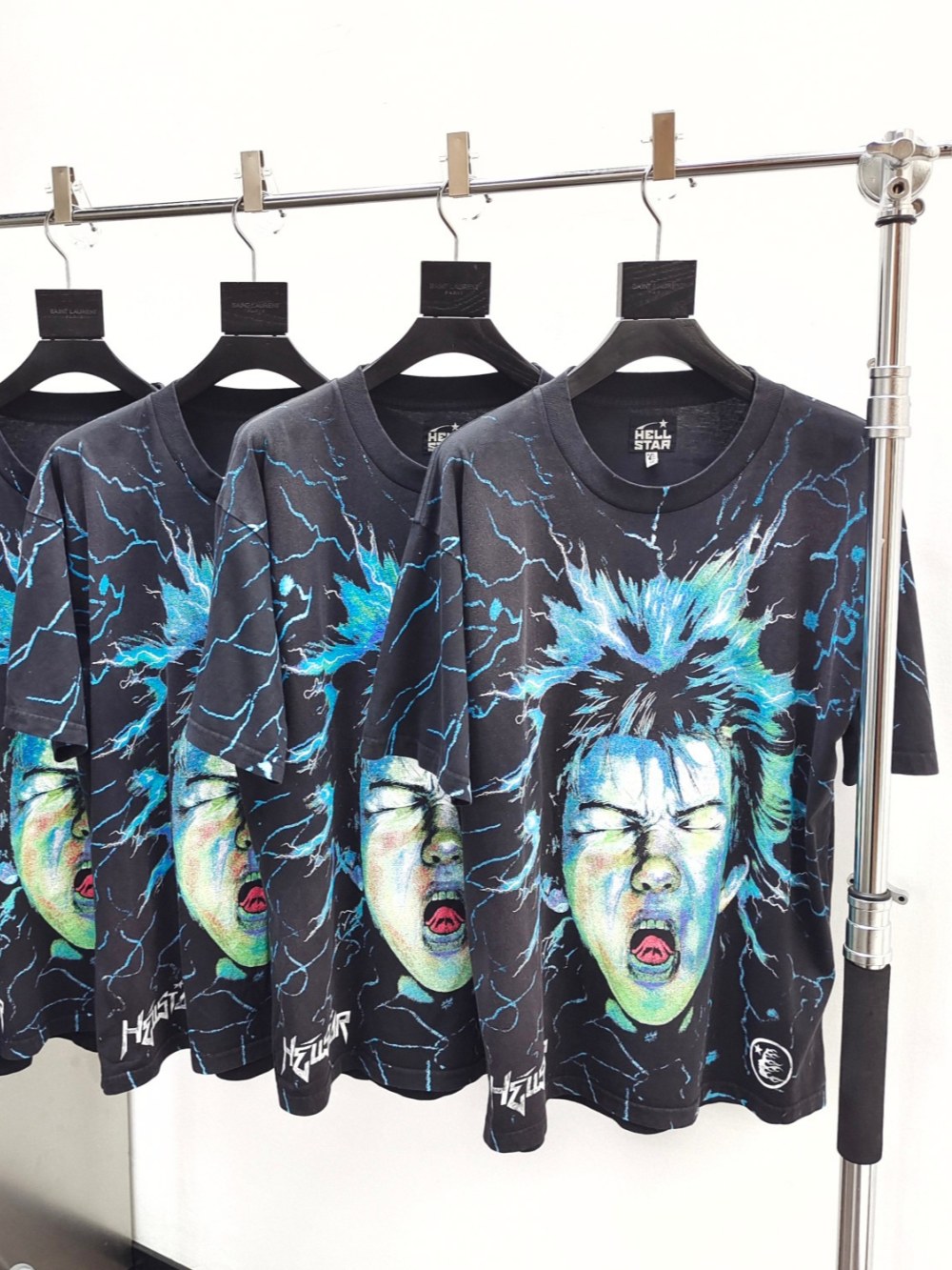 1:1 quality version Lightning Boys Logo Print Tee