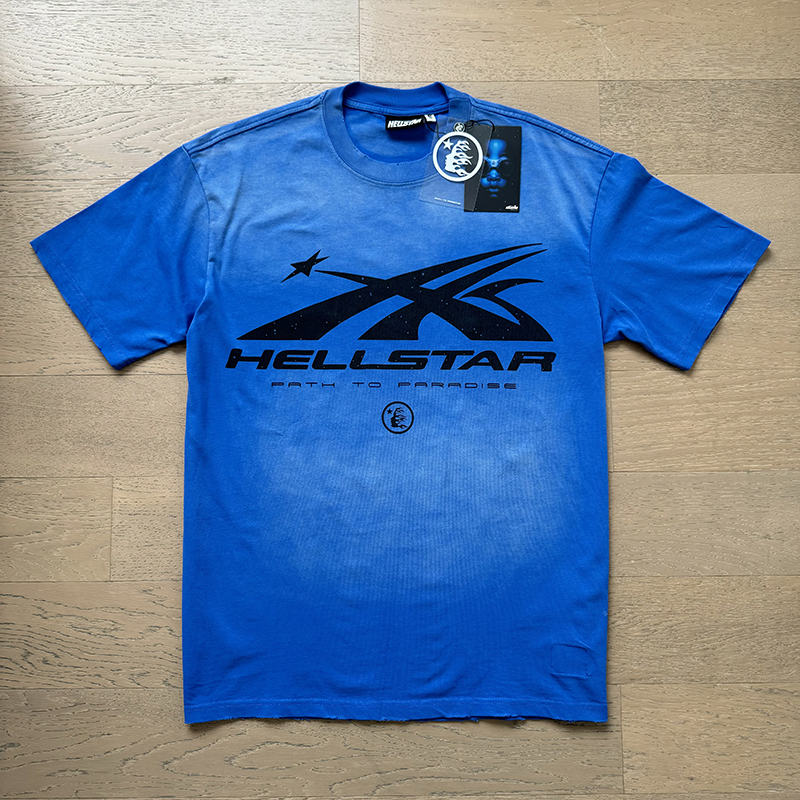 washed version front and back black logo vintage frayed tee 4 colors