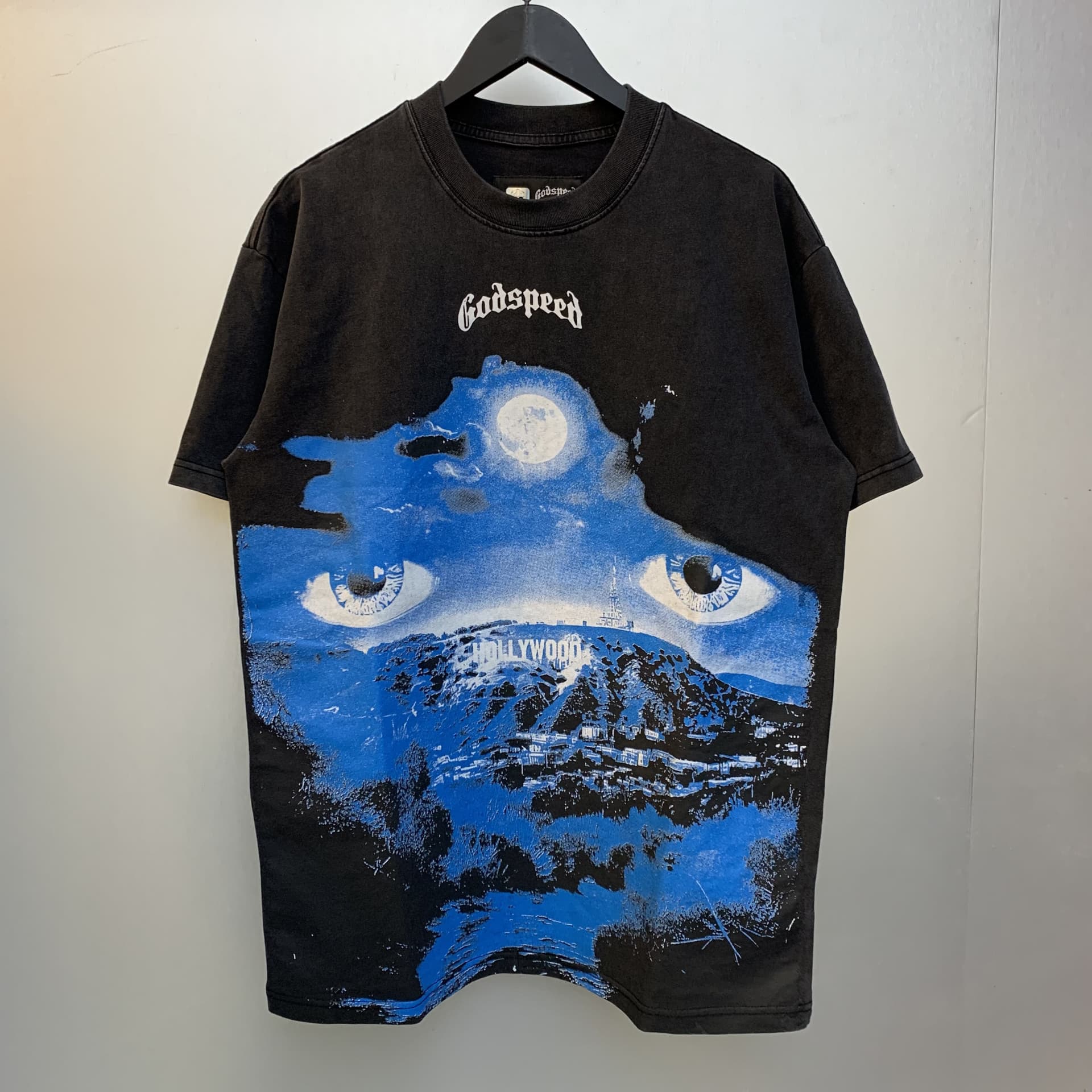 City Eyes Mottled Print Washed Version Tee