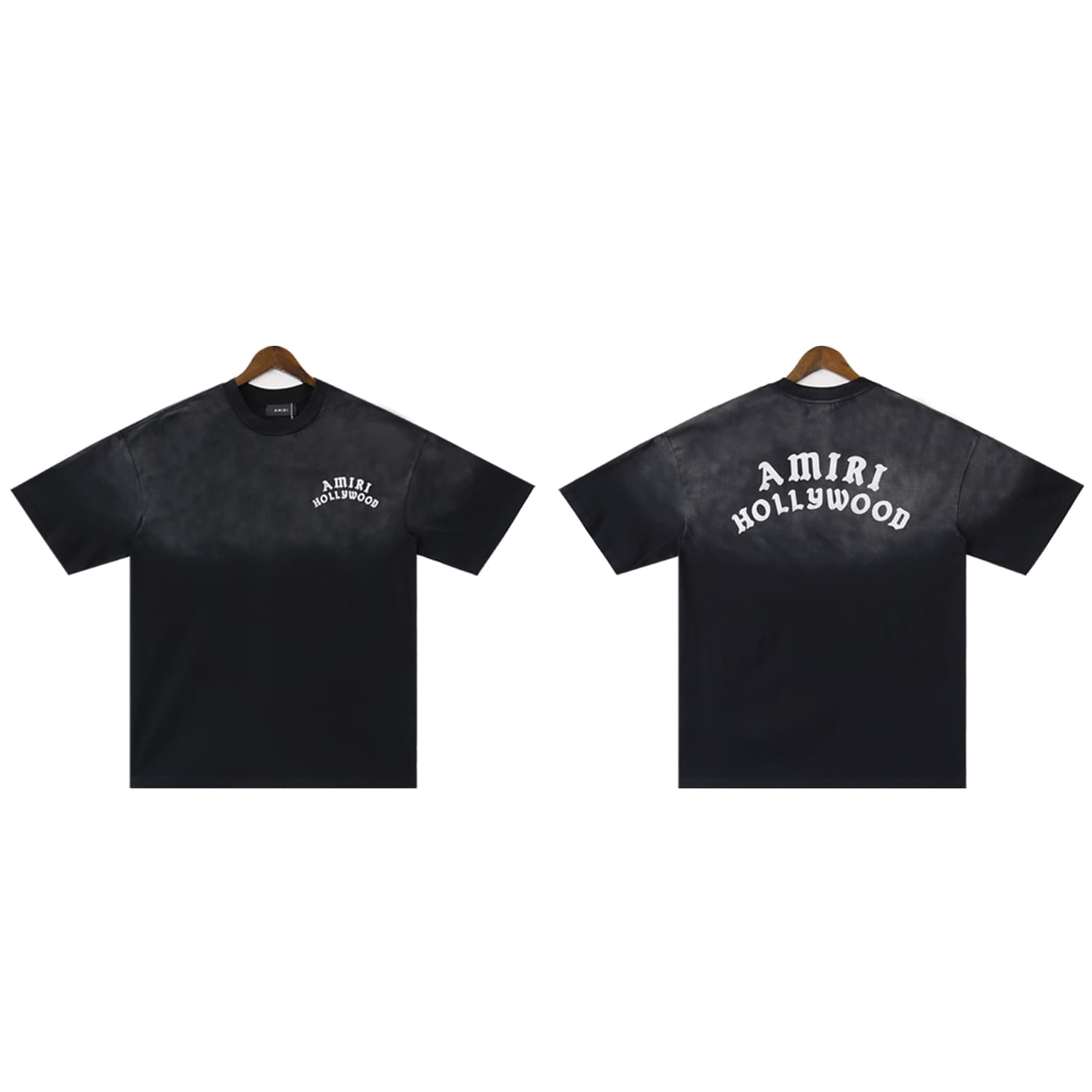 28389227 Hollywood logo Printed Washed Version tee 2 colors